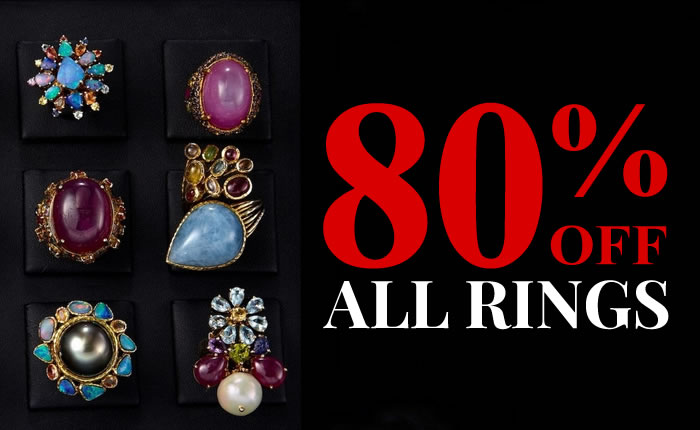 All RINGS 80% Off & more...