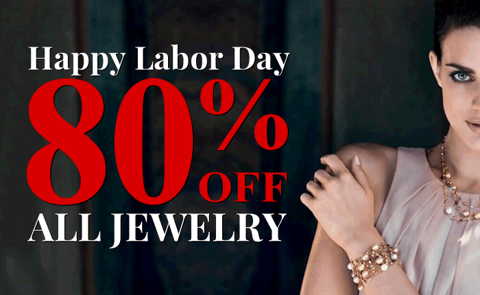 Happy Labor Day! All JEWELRY 80% OFF