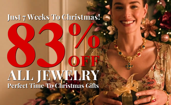 Just 7 Weeks To Christmas! All Jewelry 83% OFF