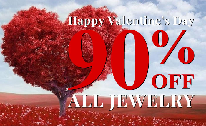 Happy Valentine's Day - All Jewelry 90% OFF