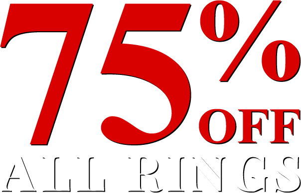 All Rings 75% OFF