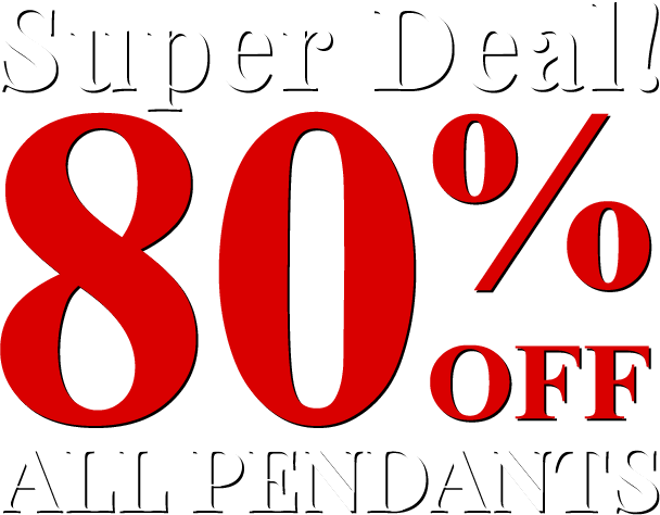 All Pendants 80% OFF