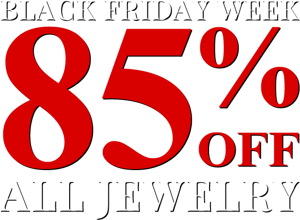 Black Friday Week - All Jewelry 85% OFF