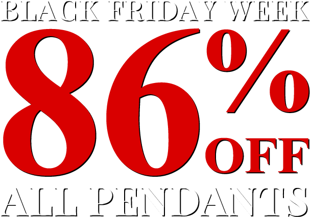 Pendants 86% OFF