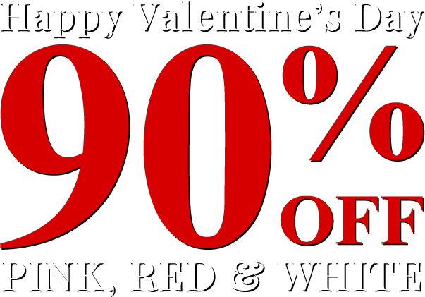 Pink, Red & White Color Jewelry 90% OFF