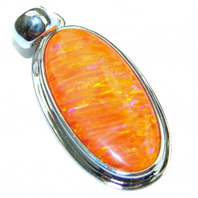 Authentic Doublet Opal .925 Sterling Silver handmade Pendant