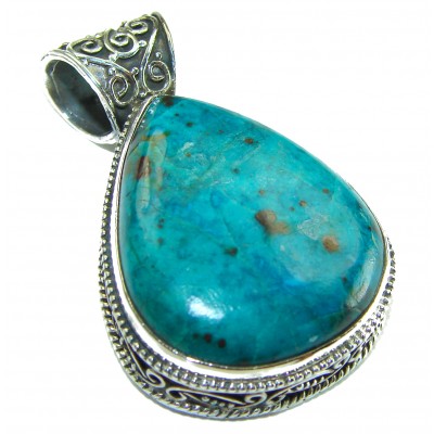 Spirit of Arizona Natural Turquoise .925 Sterling Silver handmade pendant