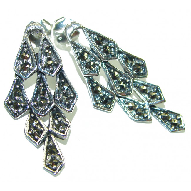 Marcasite .925 Sterling Silver earrings