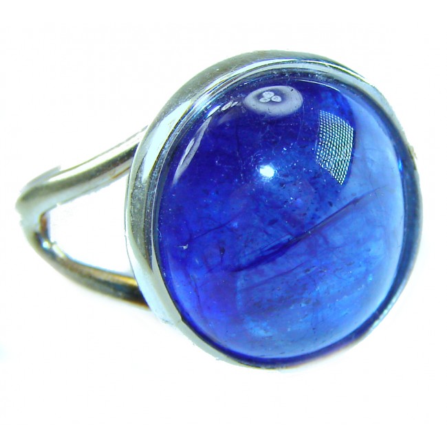 Blue Planet Beauty authentic Sapphire .925 Sterling Silver Ring size 10