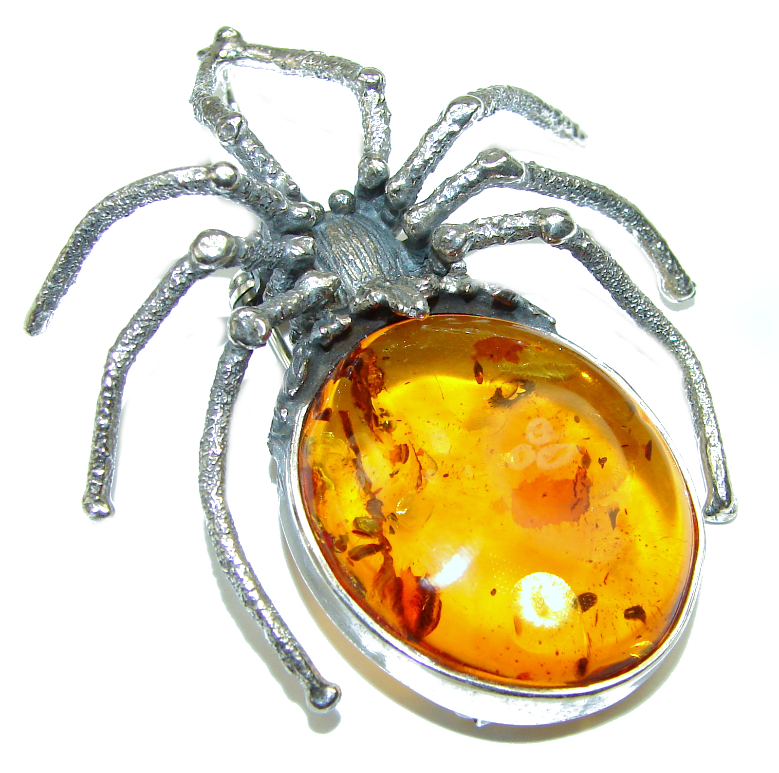 Spider Design Brooch