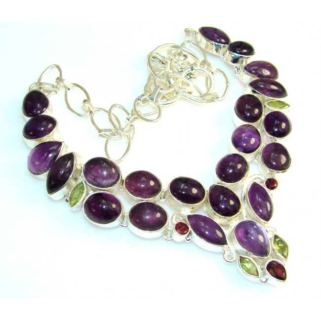 Path Of Life Amethyst Sterling Silver necklace