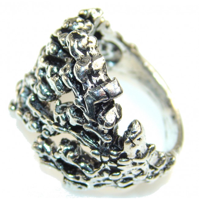 Stylish Design Silver Sterling Silver Ring s. 7 3/4