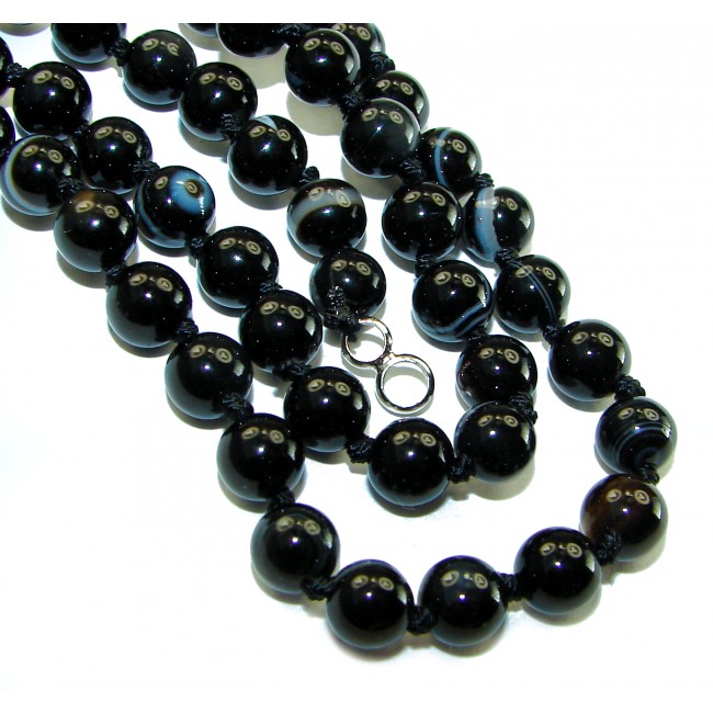 Rare Unusual Natural Onyx Beads NECKLACE