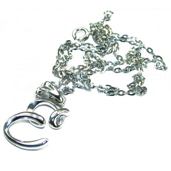 .925 Sterling Silver handcrafted necklace