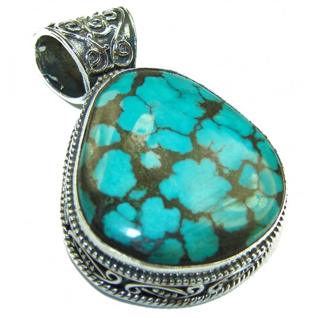 Arizona Dream Natural Turquoise .925 Sterling Silver handmade pendant