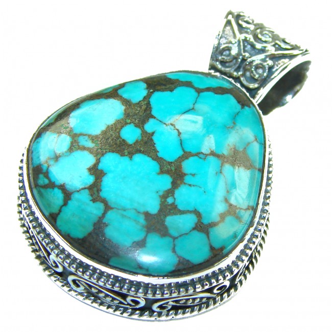 Arizona Dream Natural Turquoise .925 Sterling Silver handmade pendant