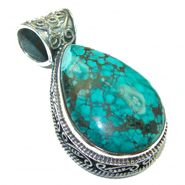 Arizona Dream Natural Turquoise .925 Sterling Silver handmade pendant