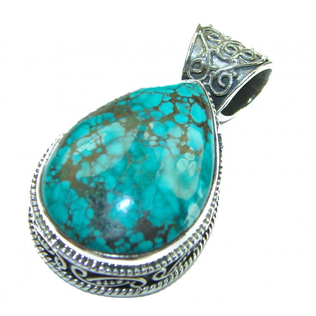 Arizona Dream Natural Turquoise .925 Sterling Silver handmade pendant