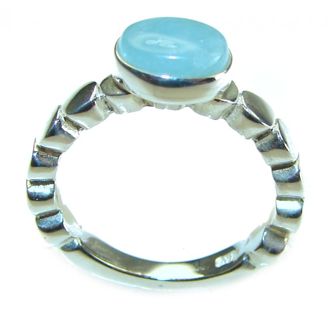 Aquamarine .925 Sterling Silver Ring size 6 1/4