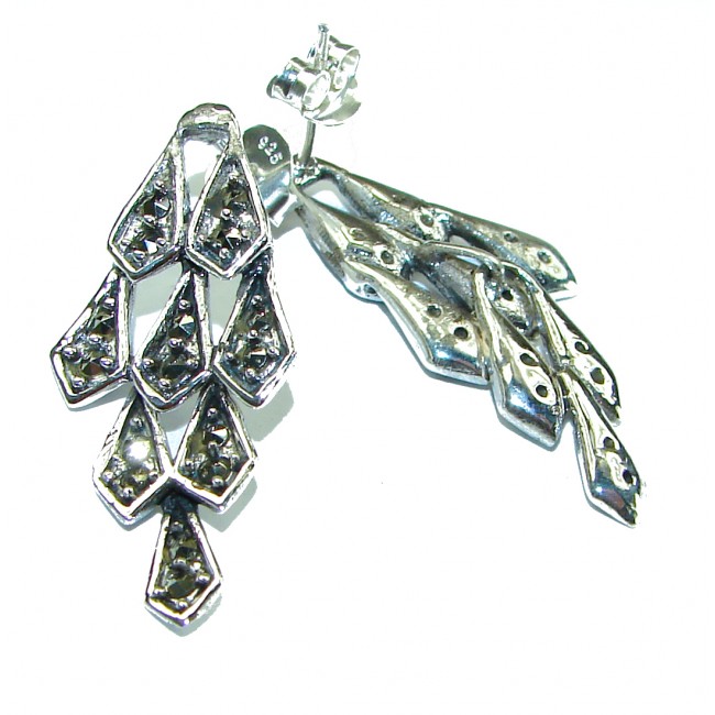 Marcasite .925 Sterling Silver earrings