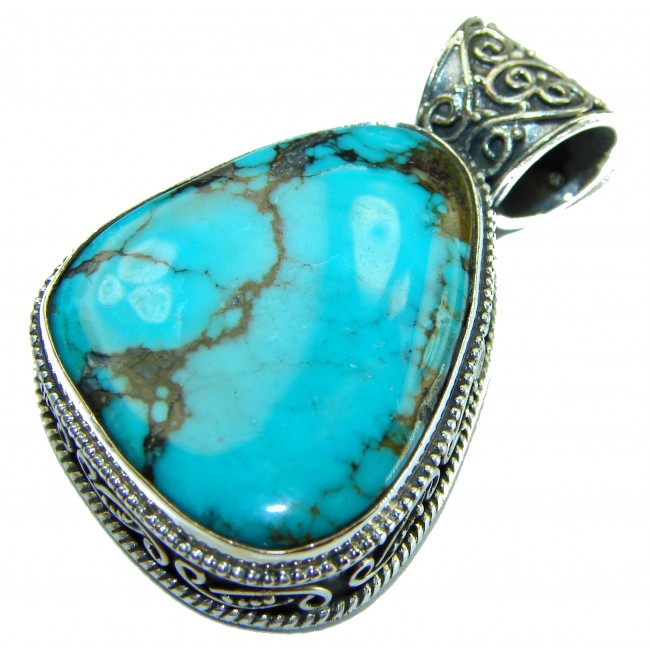 Spirit of Arizona Natural Turquoise .925 Sterling Silver handmade pendant