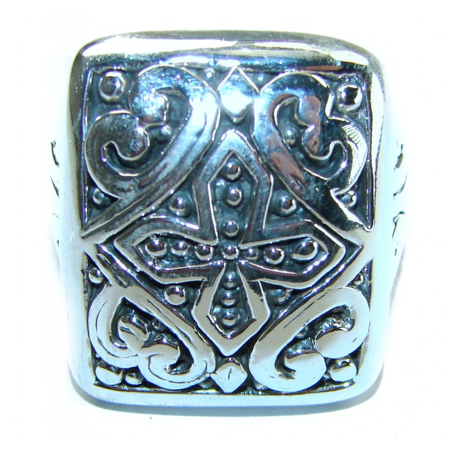 Celtic Cross Bali made .925 Sterling Silver ring size 8 1/4