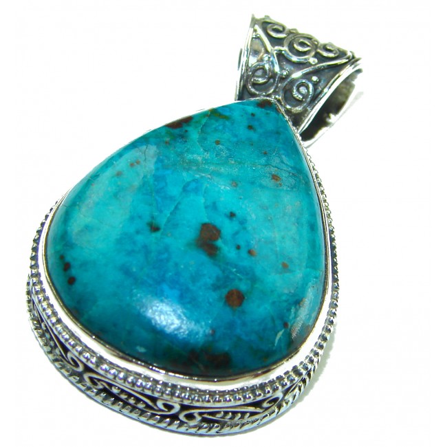 Spirit of Arizona Natural Turquoise .925 Sterling Silver handmade pendant