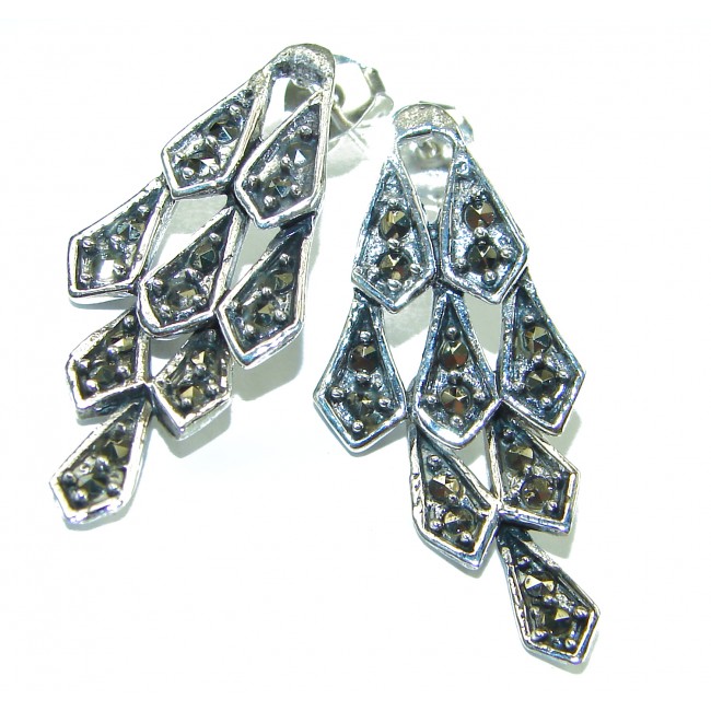 Marcasite .925 Sterling Silver earrings