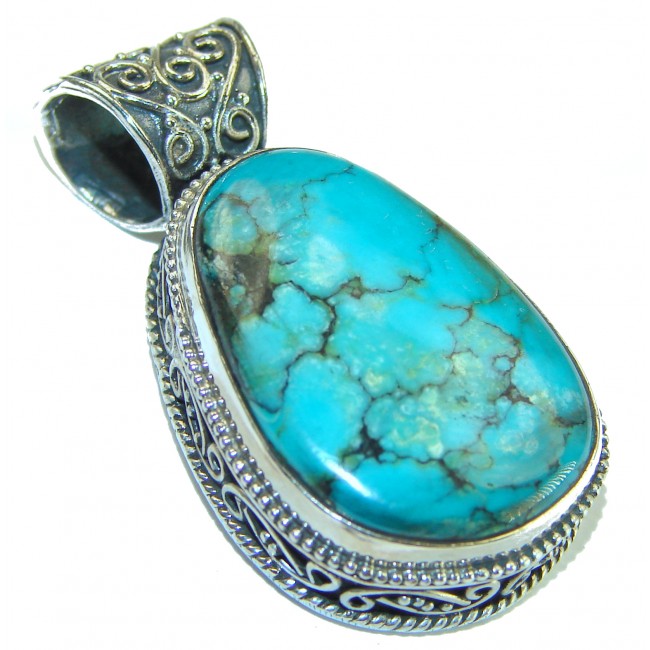 Spirit of Arizona Natural Turquoise .925 Sterling Silver handmade pendant