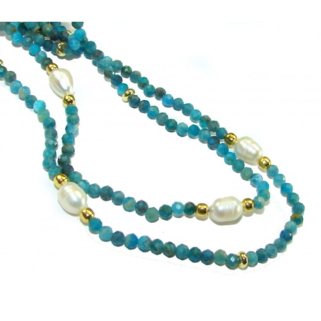 Rio de Janeiro Apatite .925 Sterling Silver handmade necklace