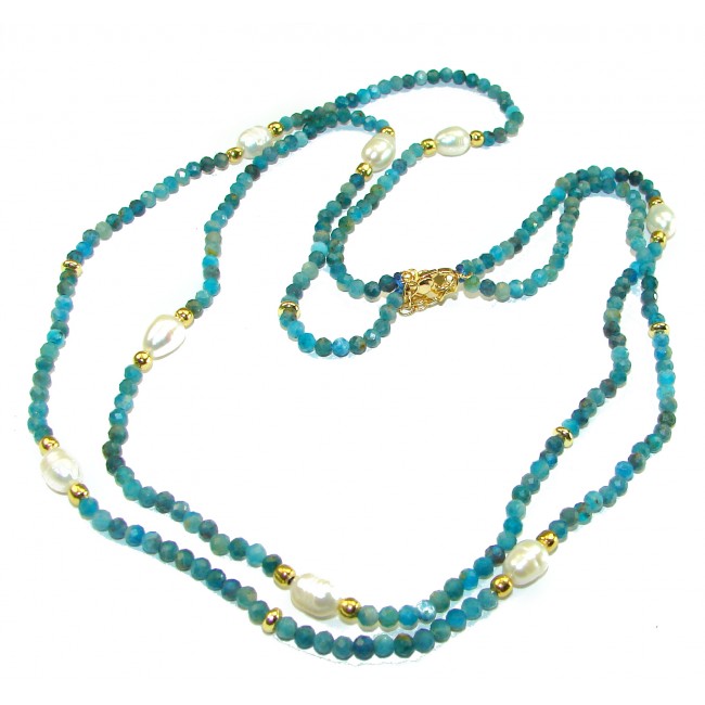 Rio de Janeiro Apatite .925 Sterling Silver handmade necklace