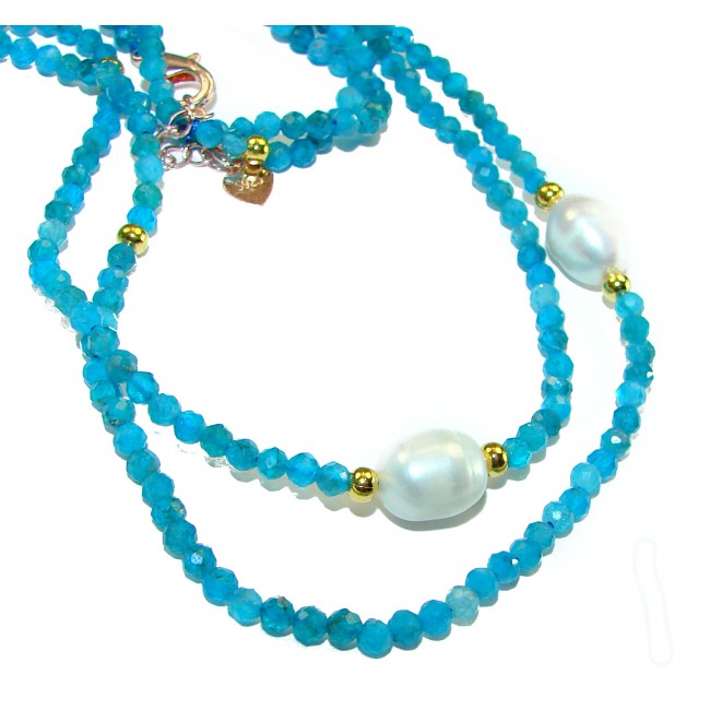 Rio de Janeiro Apatite .925 Sterling Silver handmade necklace