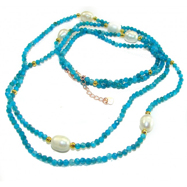 Rio de Janeiro Apatite .925 Sterling Silver handmade necklace