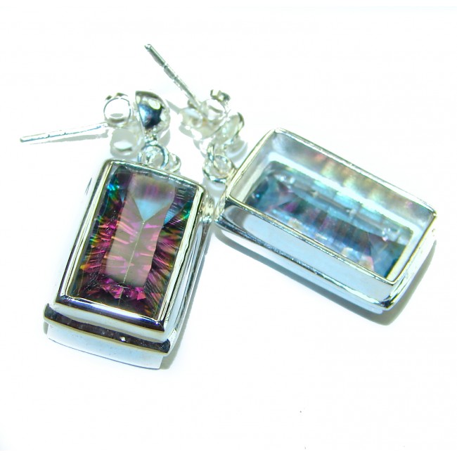 Mystic Topaz .925 Sterling Silver earrings