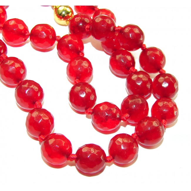 Rare Unusual Natural Carnelian Beads Necklace