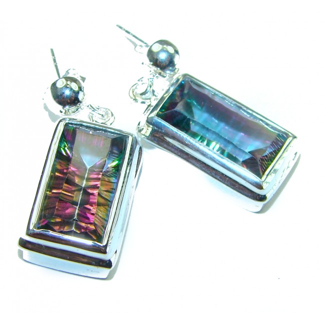 Mystic Topaz .925 Sterling Silver earrings