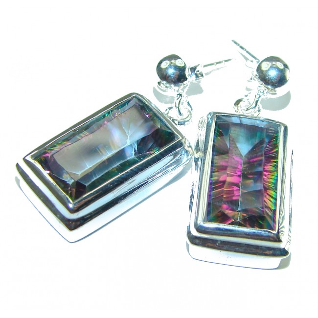 Mystic Topaz .925 Sterling Silver earrings