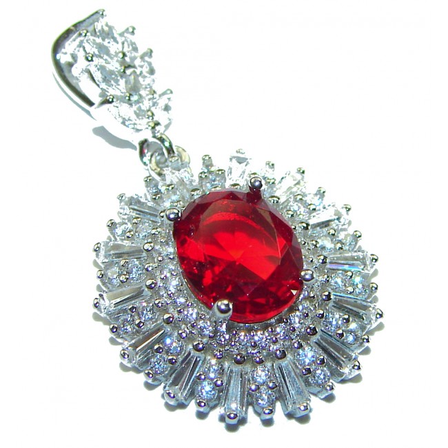 True Passion Ruby .925 Sterling Silver handmade Pendant