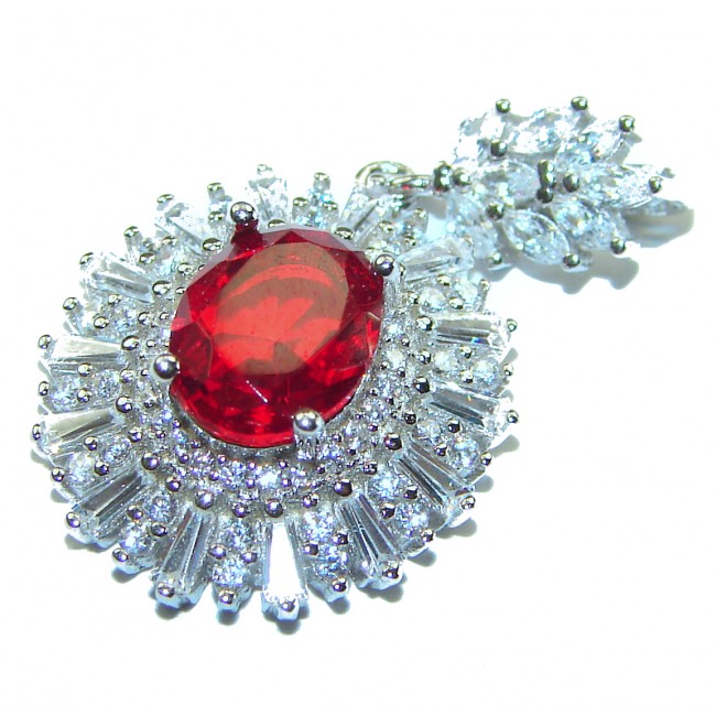 True Passion Ruby .925 Sterling Silver handmade Pendant