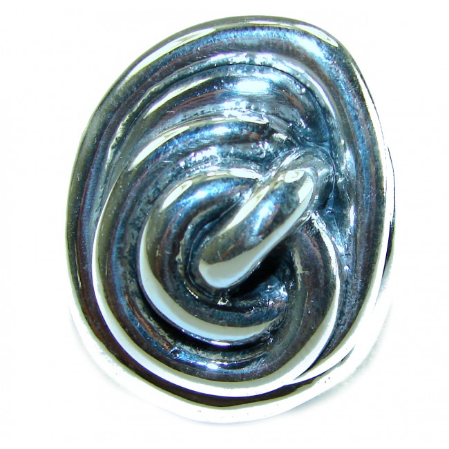 Ariadne's Thread Italy Made Silver Sterling Silver ring s. 7