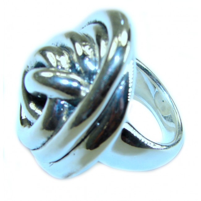 Ariadne's Thread Italy Made Silver Sterling Silver ring s. 7