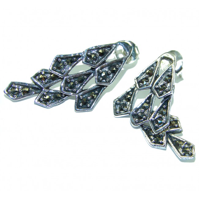 Marcasite .925 Sterling Silver earrings