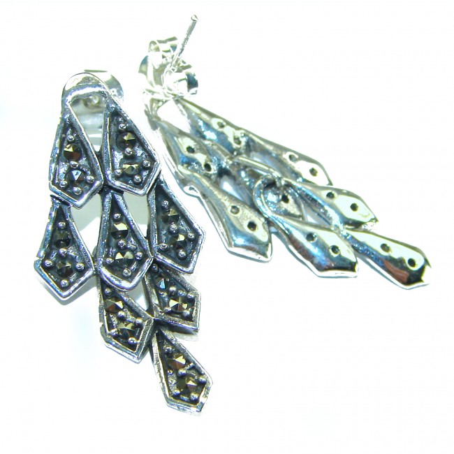 Marcasite .925 Sterling Silver earrings