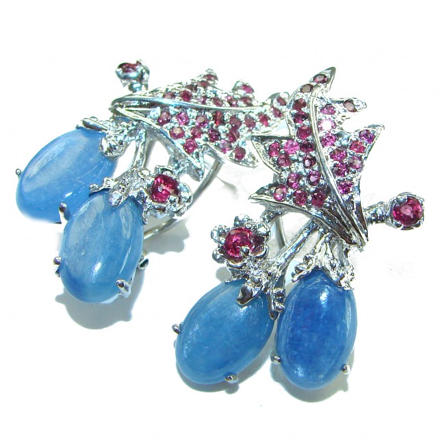 Best quality African Kyanite .925 Sterling Silver handcrafted earrings