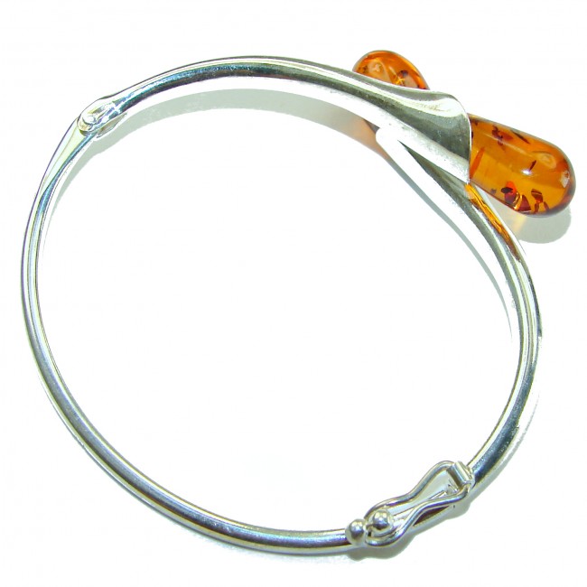 Excellent Baltic Amber .925 Sterling Silver entirely handcrafted Bracelet