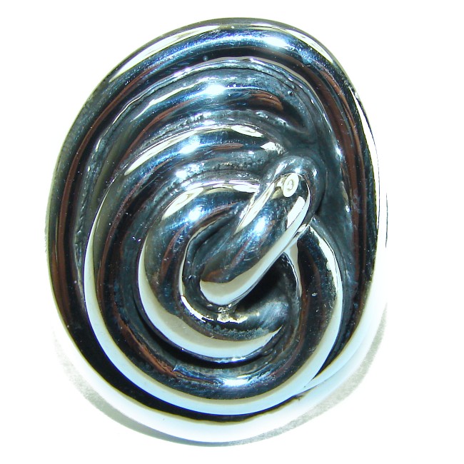 Ariadne's Thread Italy Made Silver Sterling Silver ring s. 5 3/4