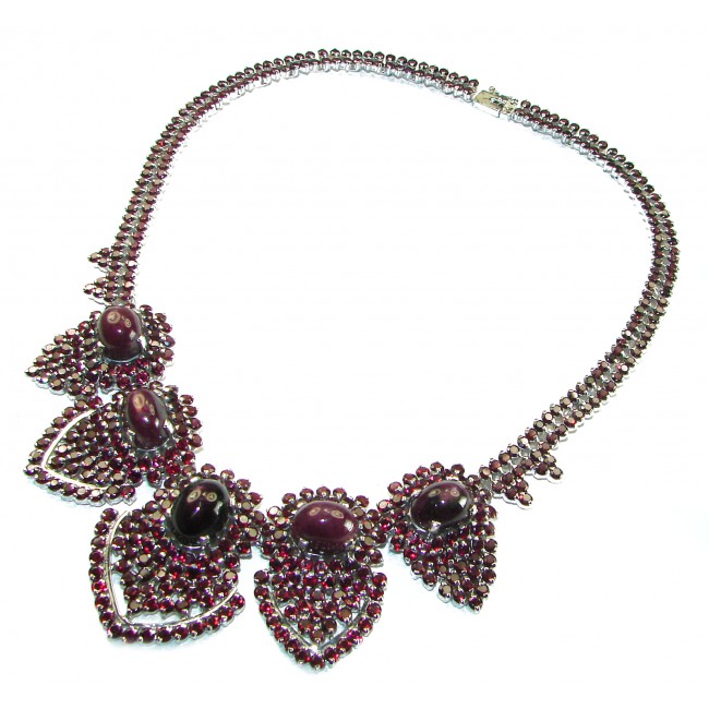 Essence of Femininity authentic Star Ruby .925 Sterling Silver handcrafted necklace