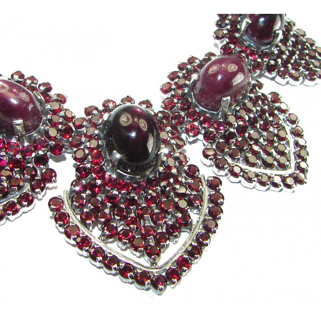 Essence of Femininity authentic Star Ruby .925 Sterling Silver handcrafted necklace