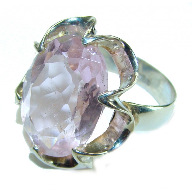 Norwegian Pink Fiord Sterling Silver Ring s. 8 1/4