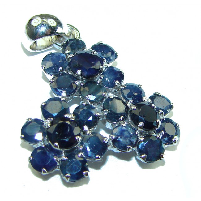 Sapphire .925 Sterling Silver handmade Pendant